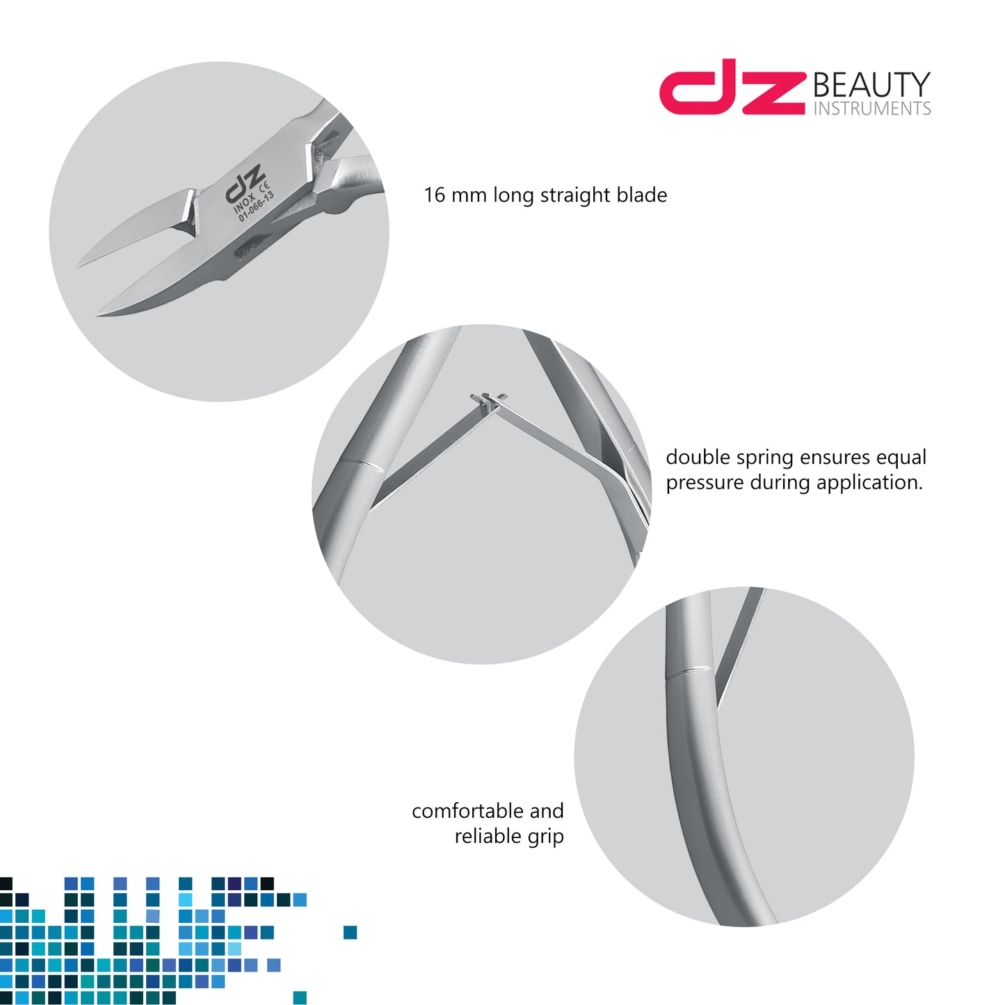 Ingrown nail nipper long and narrow cutting edges