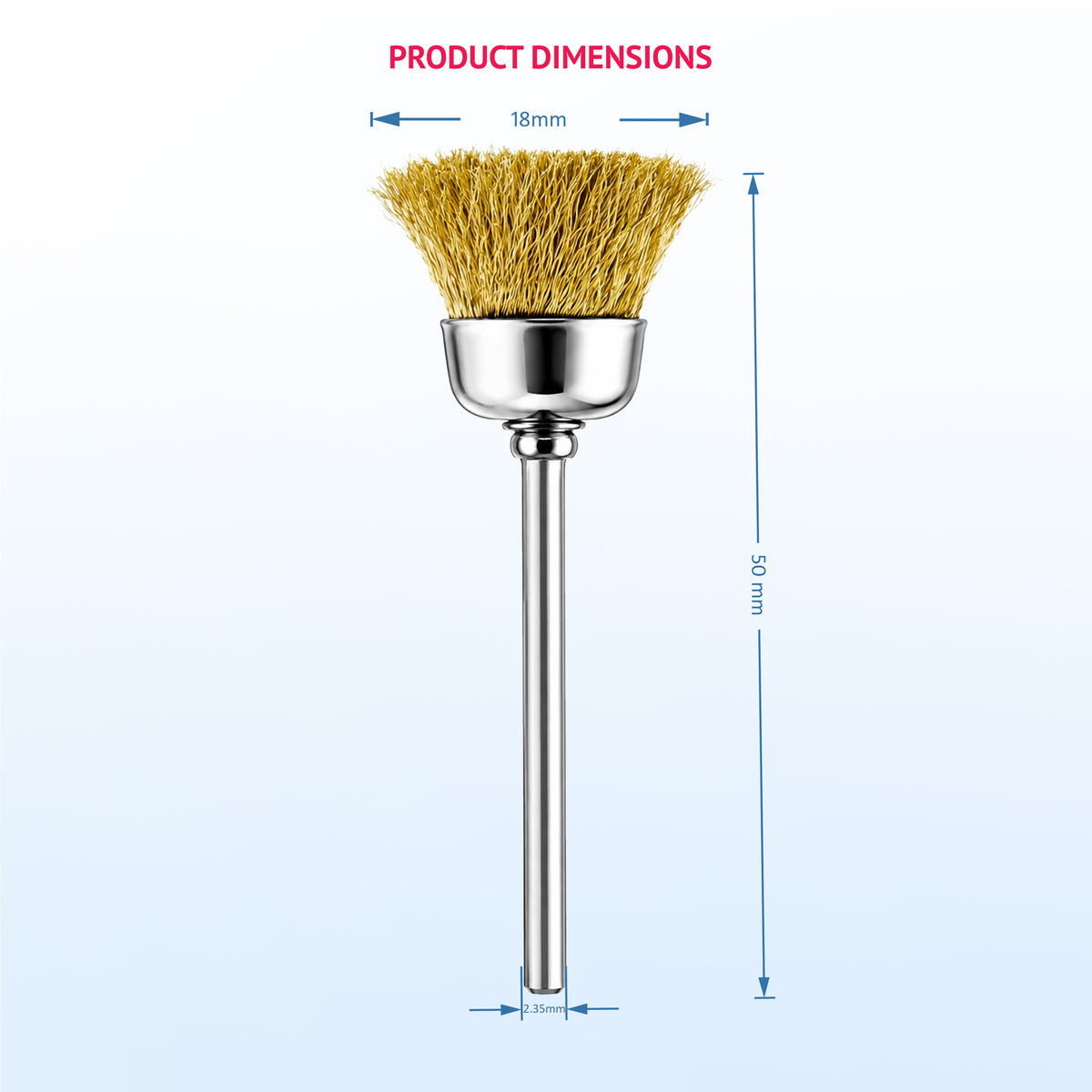 Nail Drill Bits Cleaning Brush Copper Wire