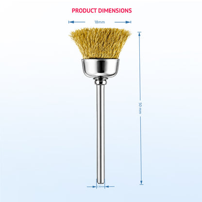 Nail Drill Bits Cleaning Brush Copper Wire