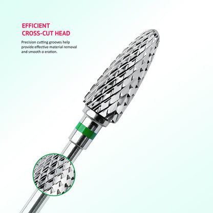 Carbide Cutter Conical Green X Cut