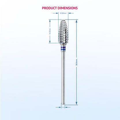 Carbide milling cutter lamellar tooth geometry