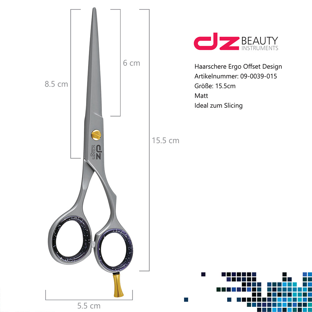 Hairdressing Scissor Offset Design