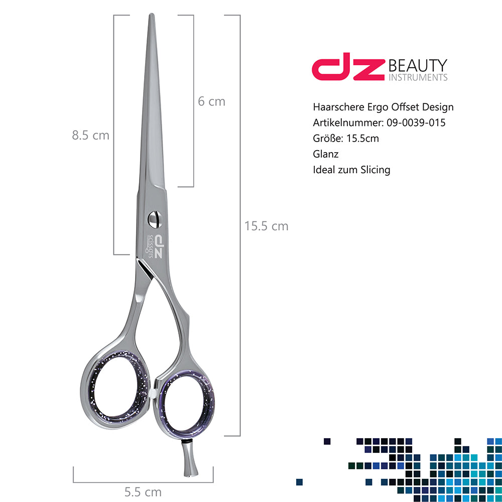 Hairdressing Scissor Offset Design