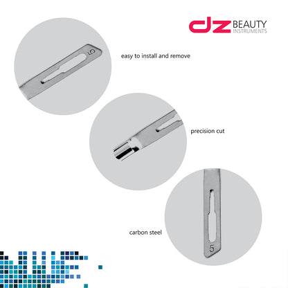 Hollow Chisel Blades 100st